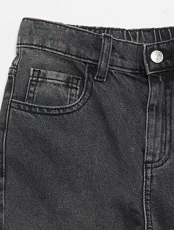 Calças wide leg com bordados