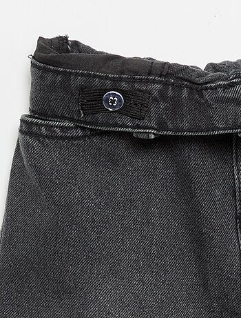 Calças wide leg com bordados