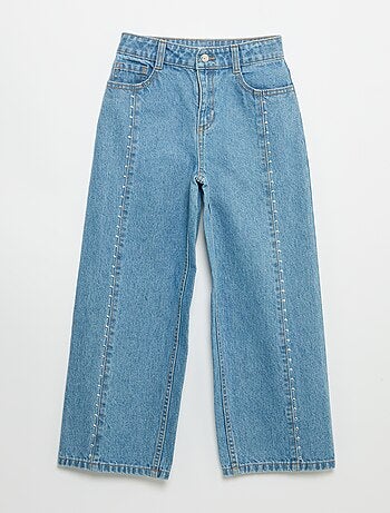 Calças wide leg / corte largo com tachas fantasia
