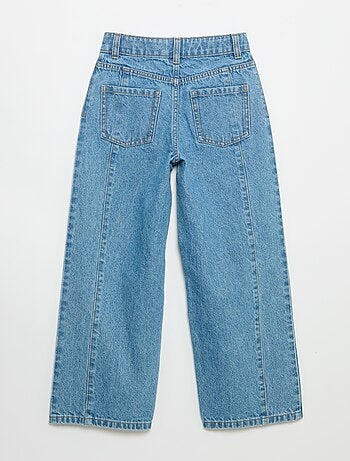 Calças wide leg / corte largo com tachas fantasia