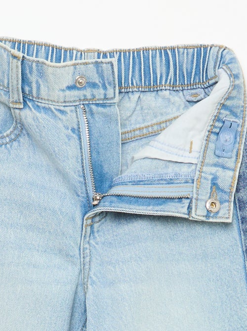 Calças wide leg fit / corte largo com 2 tons - Kiabi