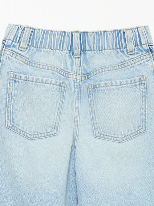 Calças wide leg fit / corte largo com 2 tons - Kiabi