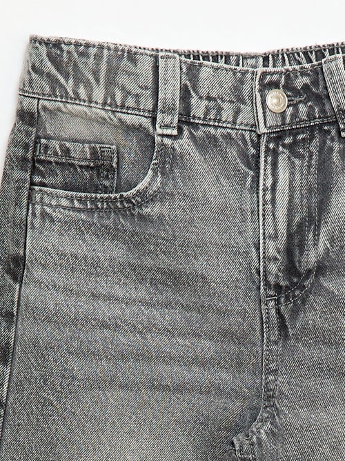 Calças wide leg fit / corte largo com 2 tons - Kiabi