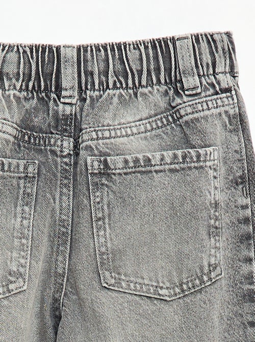 Calças wide leg fit / corte largo com 2 tons - Kiabi