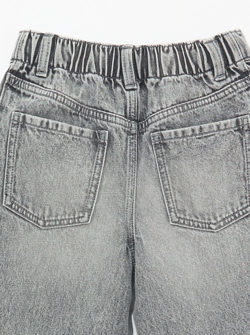 Calças wide leg fit / corte largo com 2 tons - Kiabi