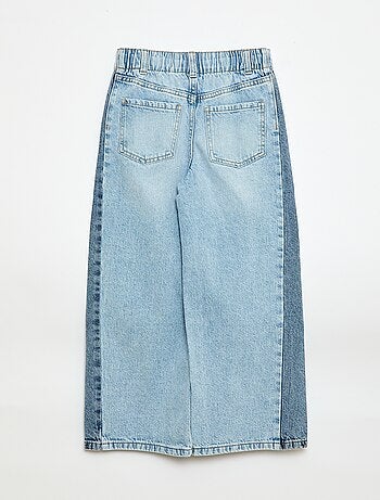 Calças wide leg fit / corte largo em 2 tons