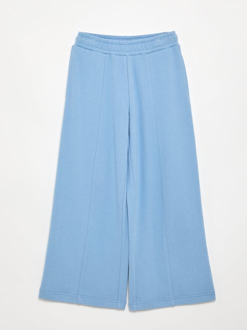 Calças wide leg lisas - Kiabi