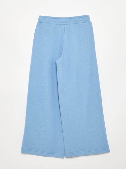 Calças wide leg lisas - Kiabi