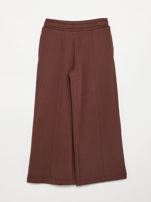 Calças wide leg lisas - Kiabi Calças wide leg lisas - Kiabi