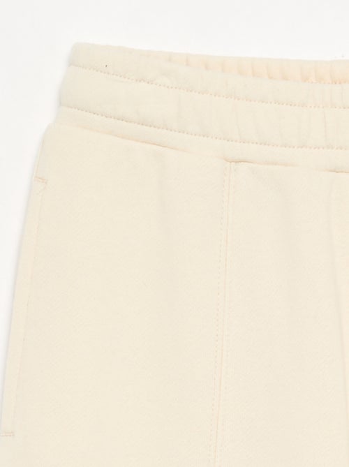 Calças wide leg lisas - Kiabi