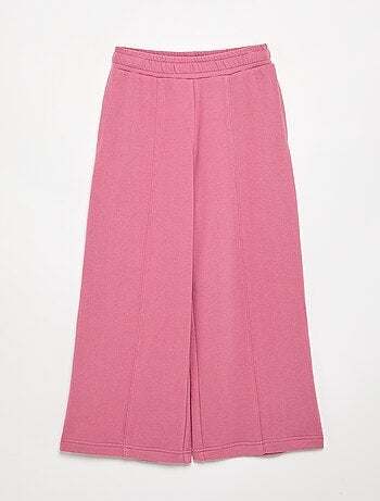 Calças wide leg lisas