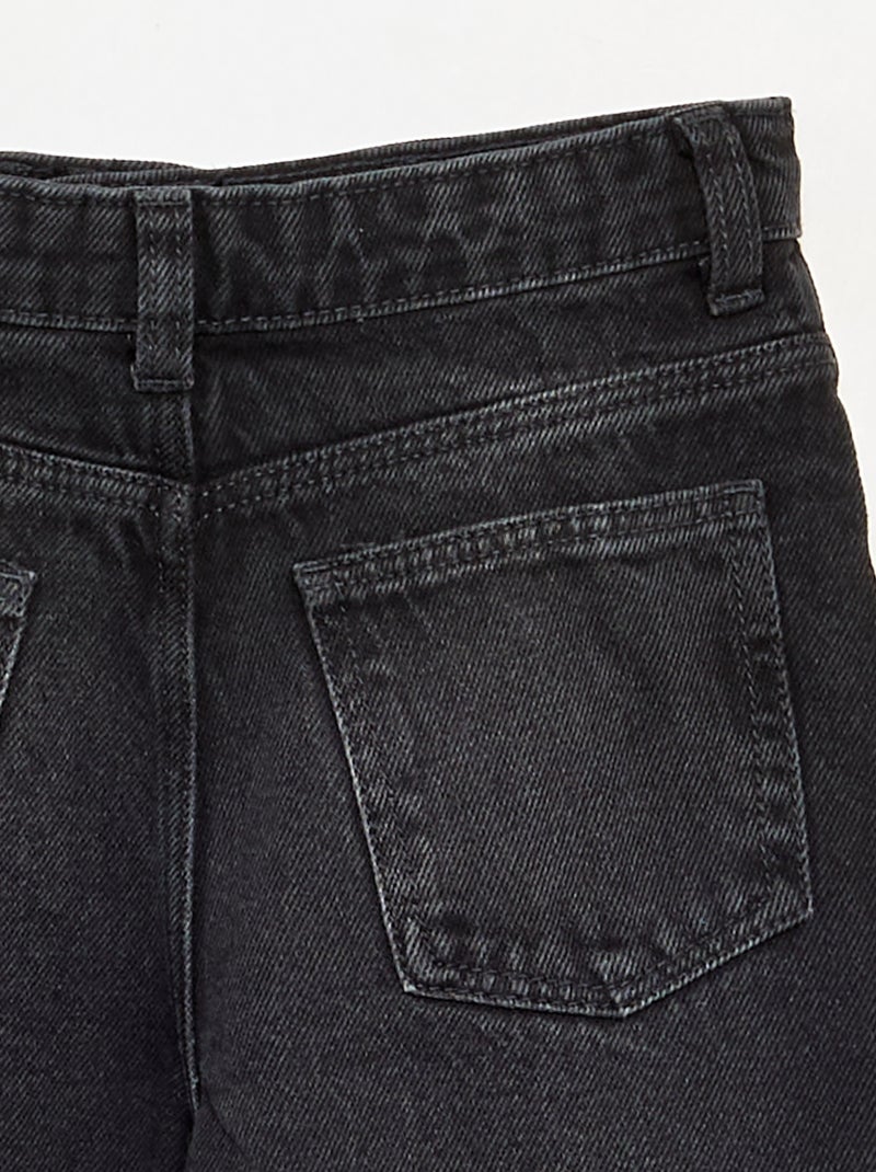 Calças wide leg Preto - Kiabi