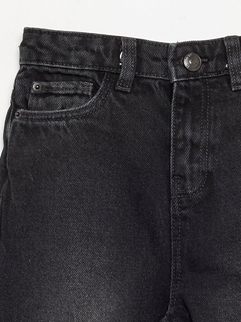 Calças wide leg Preto - Kiabi