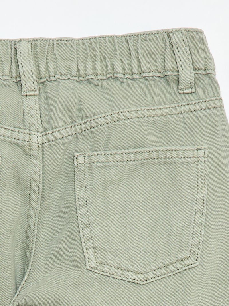 Calças wide-leg Verde - Kiabi