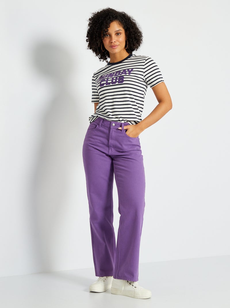 Calças wide leg VIOLETA - Kiabi