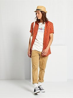 Calças workwear com bolsos - Kiabi