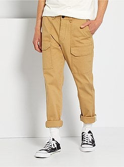 Calças workwear com bolsos - Kiabi
