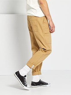 Calças workwear com bolsos - Kiabi