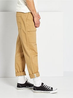 Calças workwear com bolsos - Kiabi