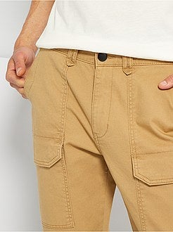 Calças workwear com bolsos - Kiabi