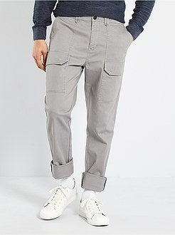 Calças workwear com bolsos - Kiabi