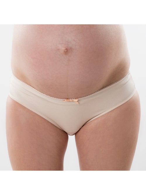 Calcinha de maternidade rose de thé 'bogema' - Kiabi Calcinha de maternidade rose de thé 'bogema' - Kiabi
