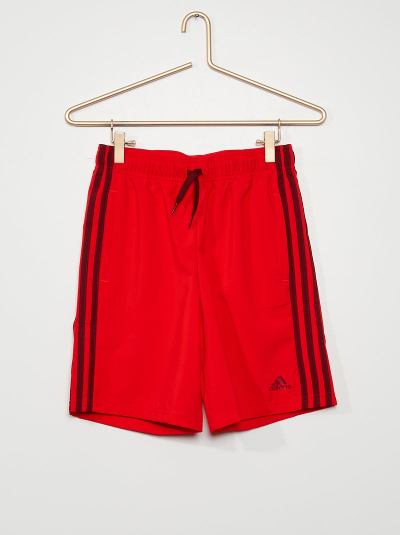 Calções 'adidas' em microfibra VERMELHO - Kiabi
