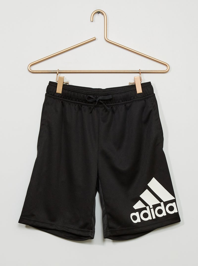 Calções 'Adidas' em moletão PRETO - Kiabi