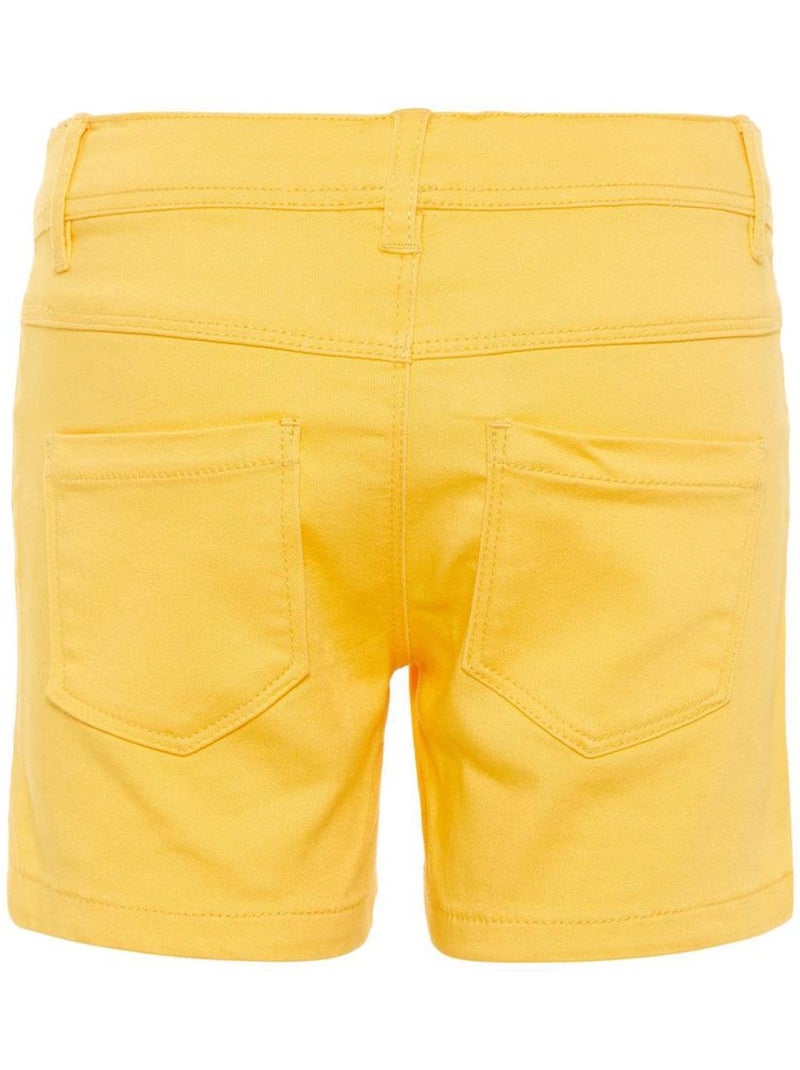 Calções Amarelos para Menina Name It Fsalli Amarelo - Kiabi