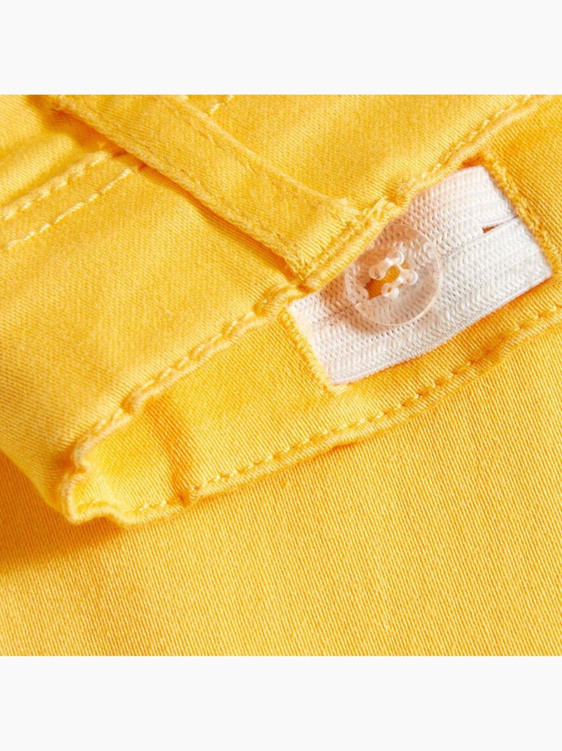 Calções Amarelos para Menina Name It Fsalli Amarelo - Kiabi