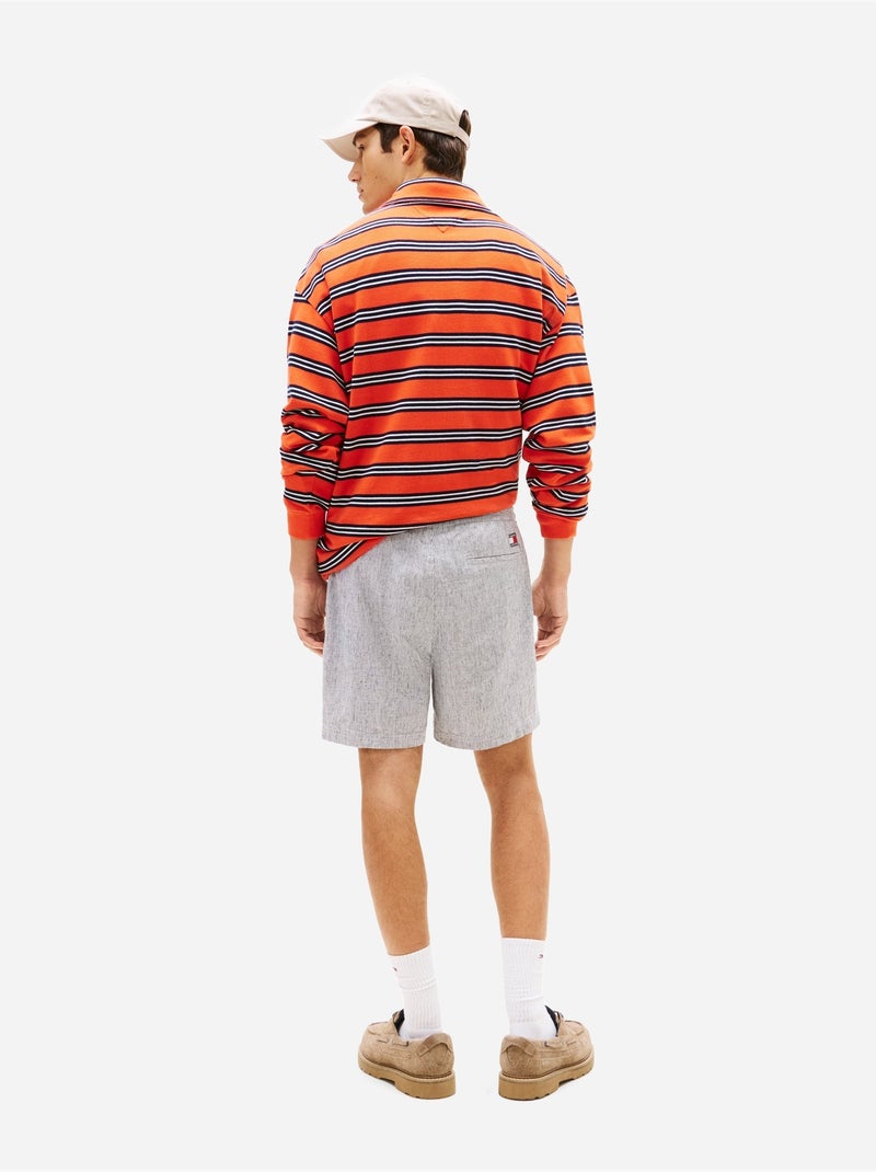 Calções às riscas - Tommy jeans Azul escuro - Kiabi