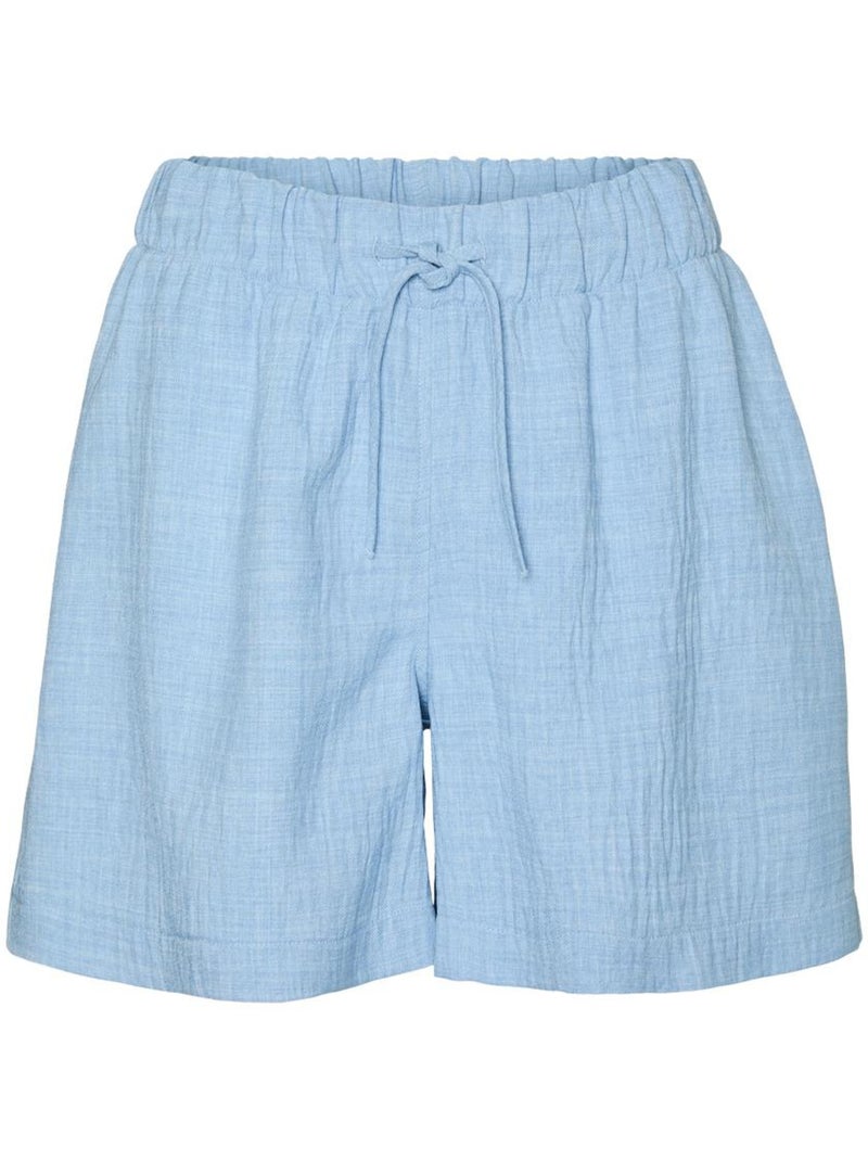 Calções azuis vero moda elony para mulher Azul - Kiabi