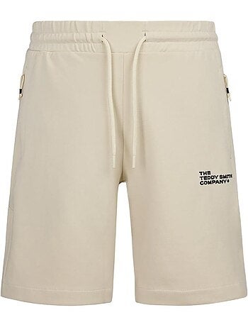 Calções bege para homem teddy smith company