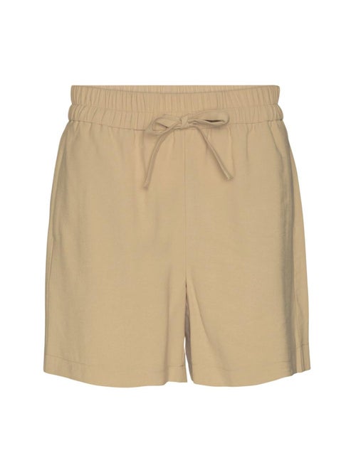 Calções Bege Soltos Vero Moda para Mulher - Kiabi Calções Bege Soltos Vero Moda para Mulher - Kiabi