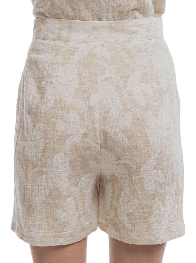 Calções Bege Teddy Smith Floralio para Mulher Bege - Kiabi