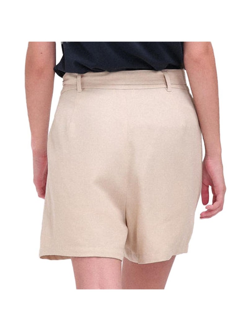 Calções Bege Teddy Smith para Mulher 30416853D-B29 Bege - Kiabi