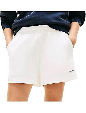 Calções tommy hilfiger script label para mulher