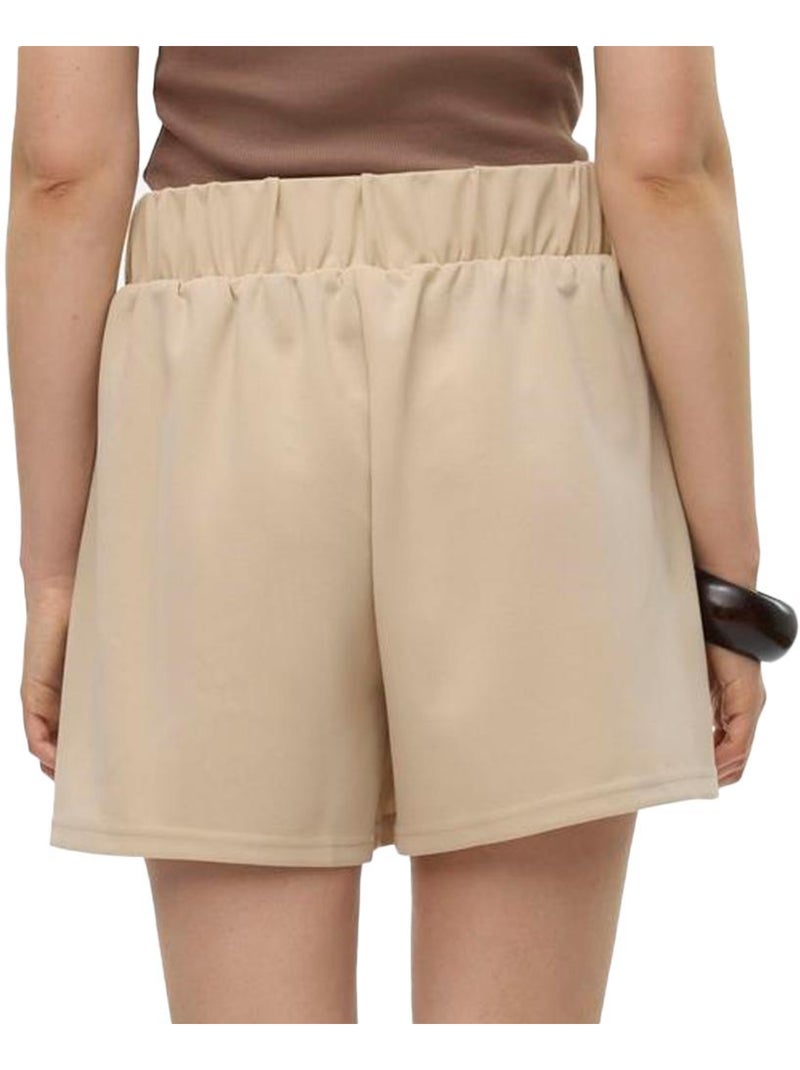 Calções Bege Vero Moda Liva para Mulher Bege - Kiabi