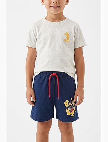Calções bermuda mickey mouse menino | licença oficial
