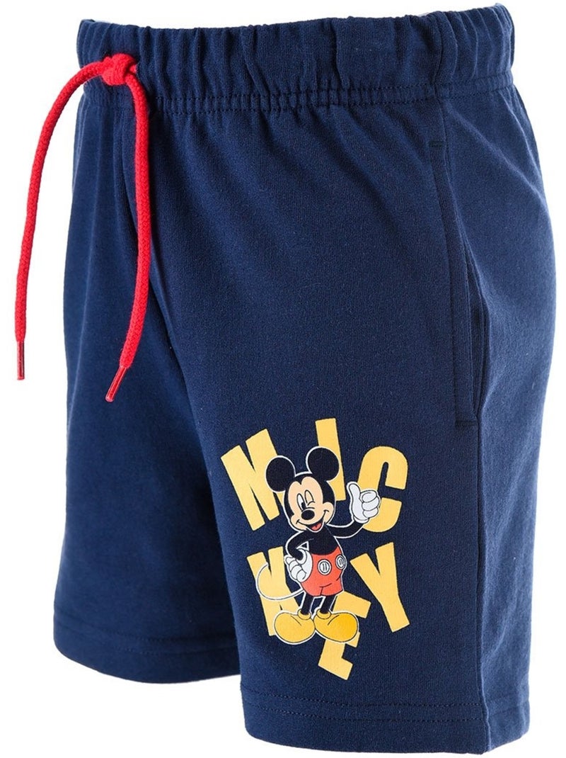 Calções bermuda mickey mouse menino | licença oficial Azul - Kiabi