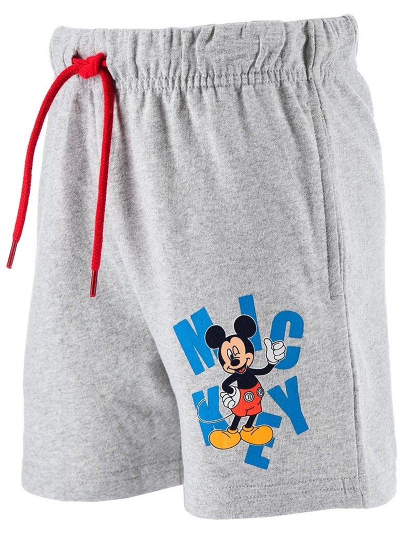 Calções bermuda mickey mouse menino | licença oficial Cinza - Kiabi