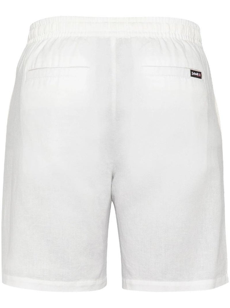 Calções Brancos de Linho para Homem Schott SHINE Branco - Kiabi