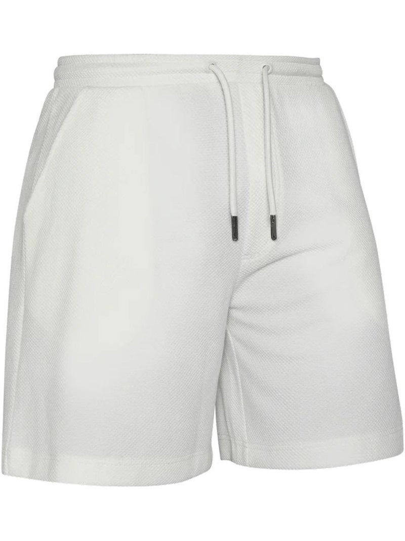 Calções Brancos de Malha Técnica Schott para Homem Branco - Kiabi