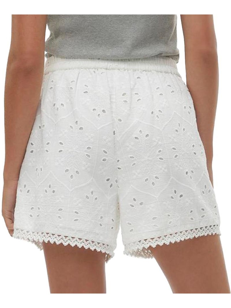 Calções brancos femininos vero moda irina Branco - Kiabi