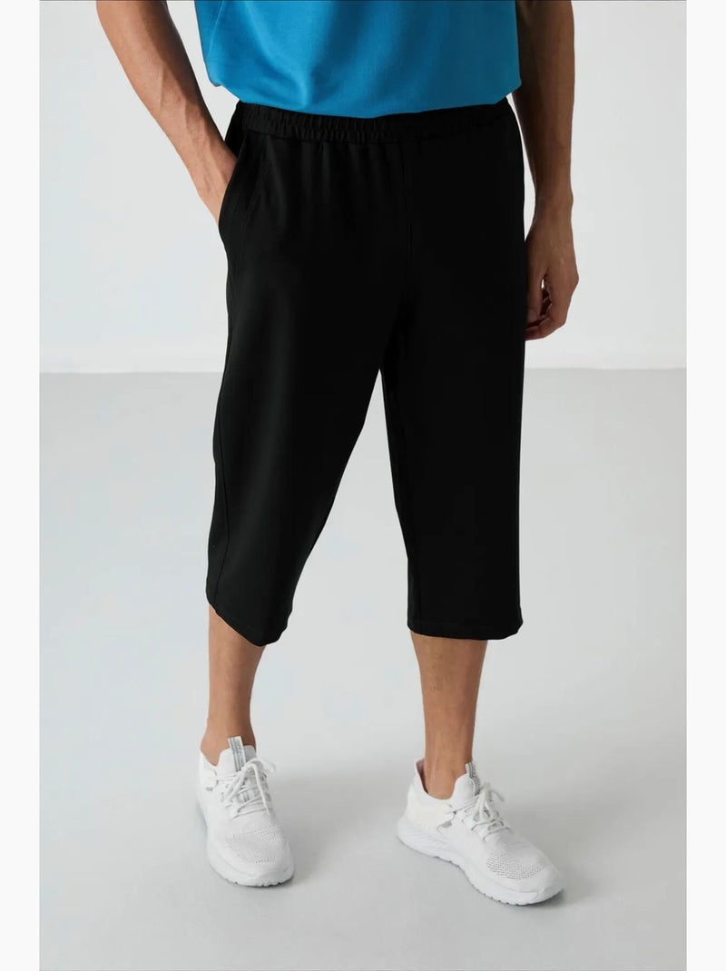Calções capri em jersey de homem tommy Cáqui - Kiabi