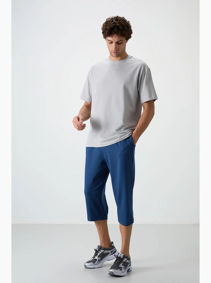 Calções capri em jersey de homem tommy Cinza-preto - Kiabi