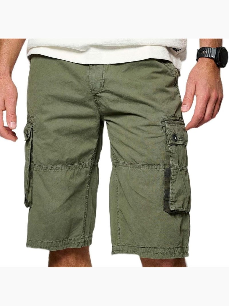 Calções Cáqui para Homem Kaporal Nepal Verde cáqui claro - Kiabi