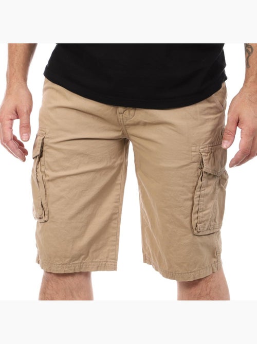 Calções Cargo Bege para Homem Schott - Kiabi Calções Cargo Bege para Homem Schott - Kiabi