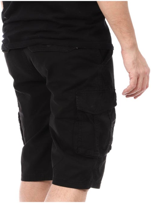 Calções Cargo Schott Pretos para Homem - Kiabi Calções Cargo Schott Pretos para Homem - Kiabi