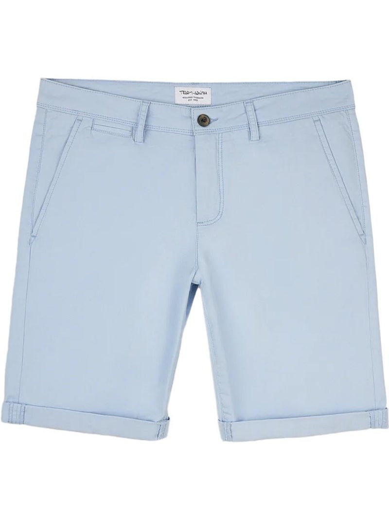 Calções chino azul para homem teddy smith 10415076d Azul - Kiabi
